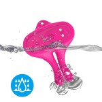 ARMONY - MORSETTI PER CAPEZZOLI MAGNETICI VIBRANTI A FORMA DI CONIGLIO ROSA
